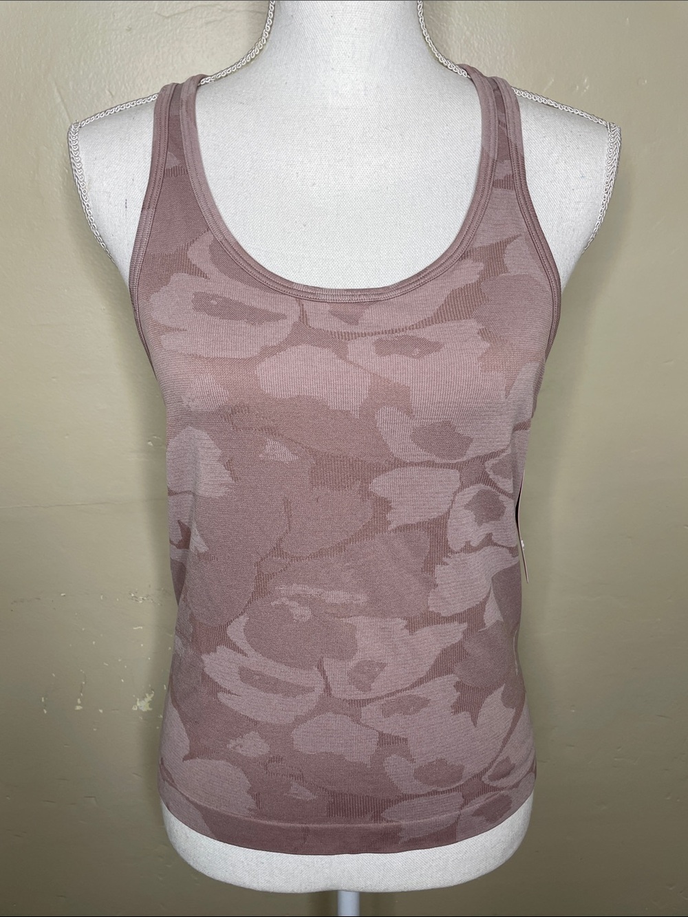RYKA Activewear Tan Stretchy SEAMLESS Racerback Athletic Tank Top NWT Small